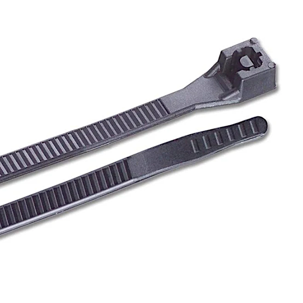 Ancor Cable Ties – Natural & UV-Resistant Black, 4" to 14"