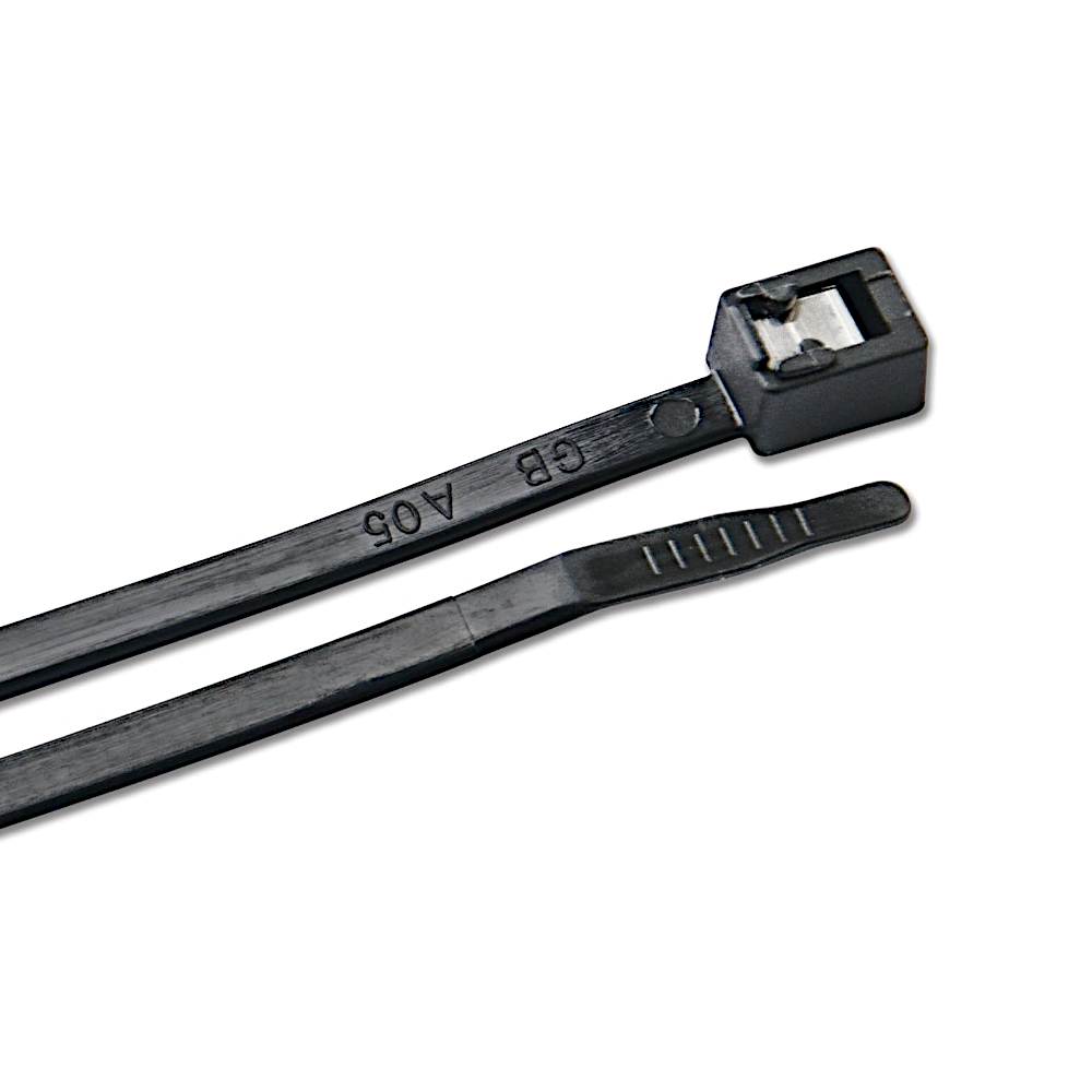 Ancor Self-Cutting Cable Ties - Natural & UV-Resistant Black, 4" to 14"