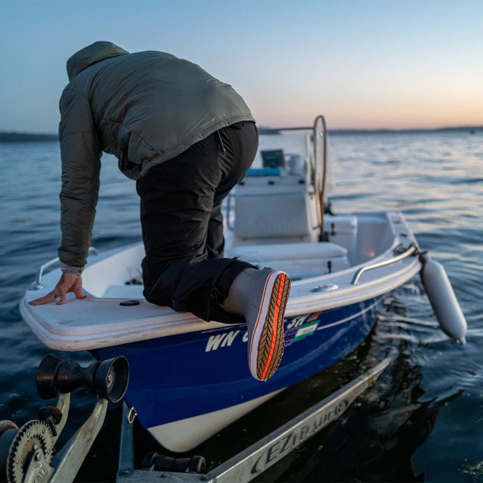 Grundens 12 Inch Deck Boot - Monument Grey - Steveston Marine and Hardware