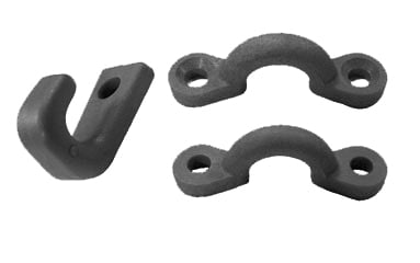 Beckson Nylon Eye Strap-Black (5/Pkg)