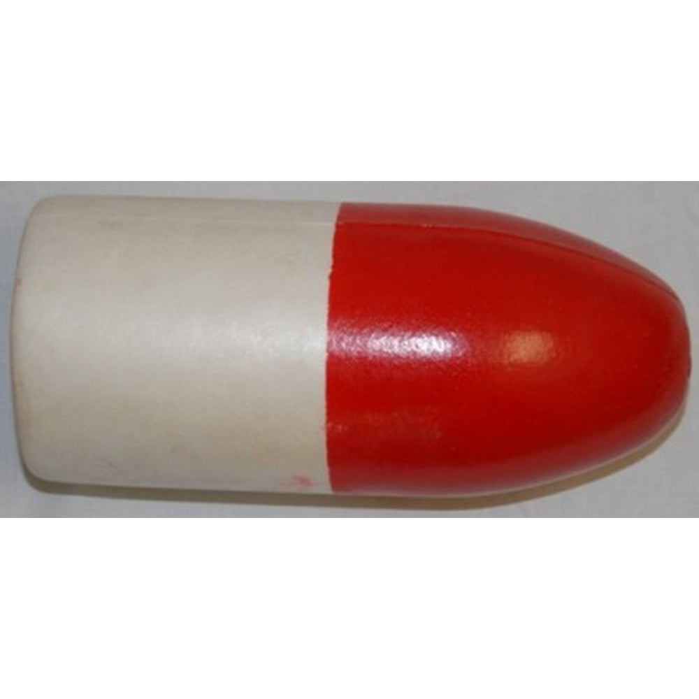 Brons Crab/Prawn PVC Float 6" x 14" Red/White - CA018