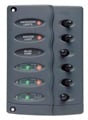 Bep W/P Dc Panel 6Pos Ptc Fuses