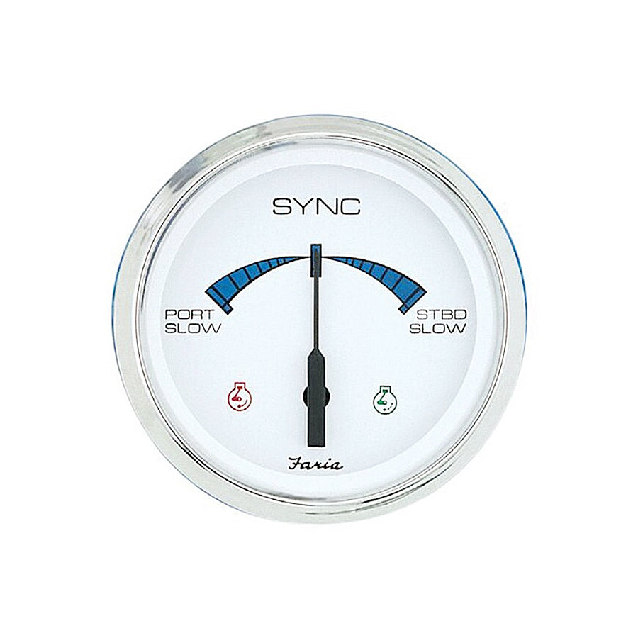 Faria Chesapeake White Stainless Steel Synchronizer - 33825