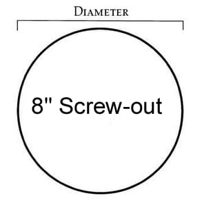 Beckson 8 Screw Deckplate Gasket Only