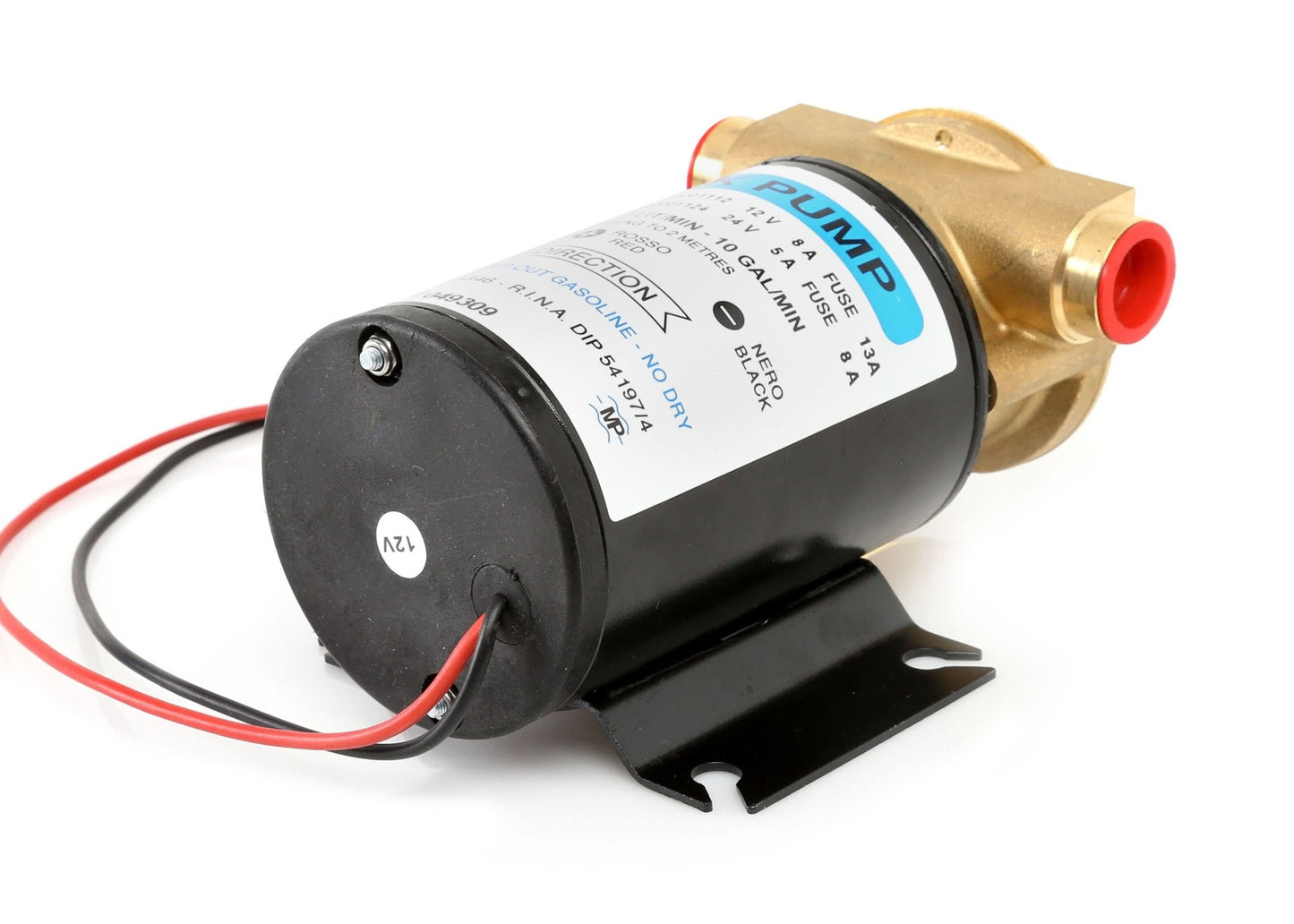 Deck Pump Brass Self Priming 35 LPM 12V - Steveston Marine and Hardware