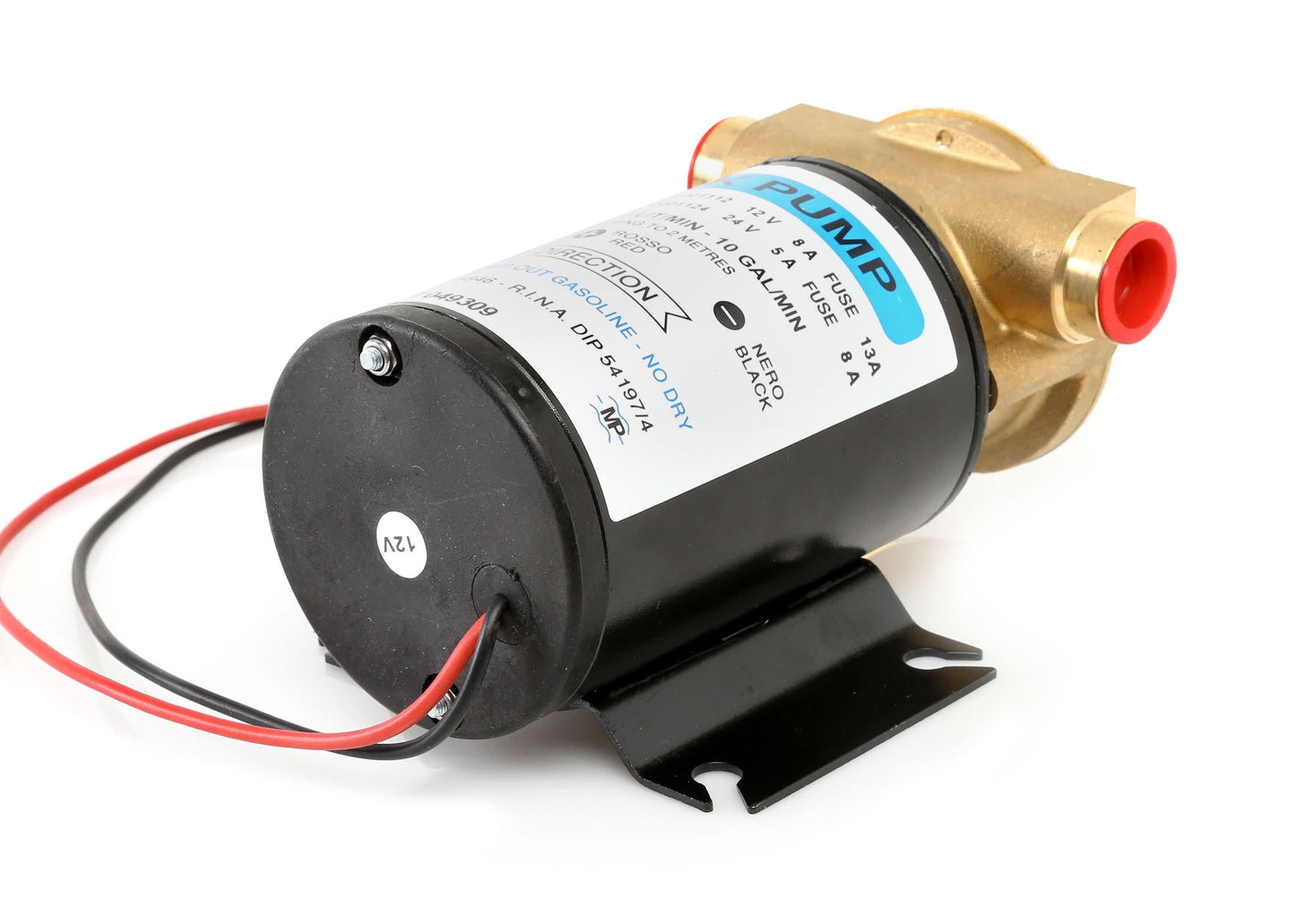 Maxi Deck Pump Brass Self Priming 45 Lpm 12v