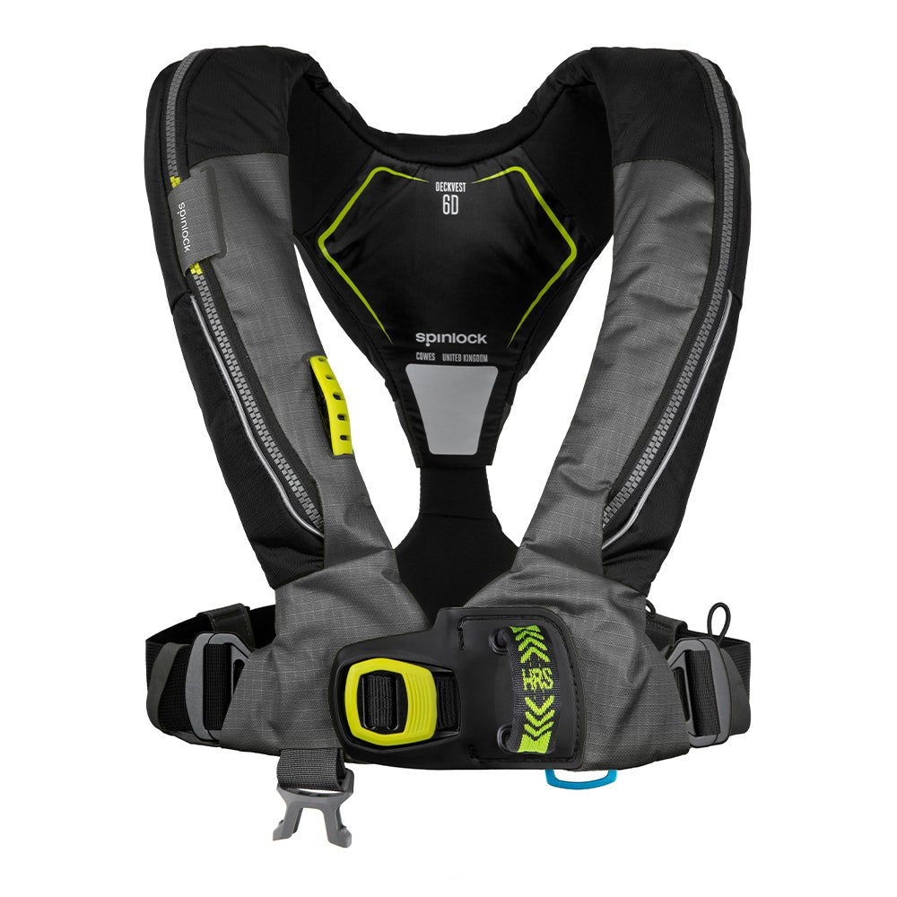 Spinlock Deckvest 6D 170N - Black w/ HRS - DW - LJH6D/A/HRS - Steveston Marine and Hardware