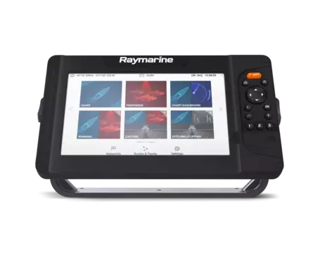 Raymarine Element 9HV - 9" Chart Plotter with CHIRP Sonar, HyperVision, Wi-Fi & GPS, HV-100 transducer, Navionics Blank Chart for Region Download