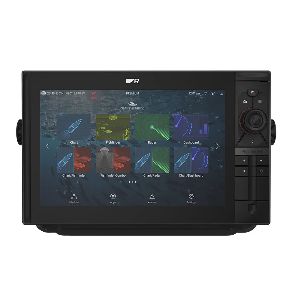 Raymarine Axiom2 Pro 12 S HybridTouch 12" Multifunction Display with CHIRP Conical Sonar for CPT-S and LightHouse North America Chart