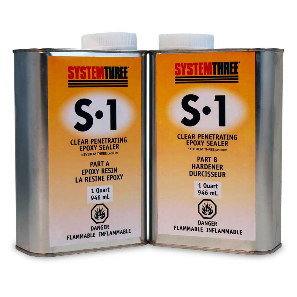 System Three S-1 Epoxy Sealer (1 Quart Kit)
