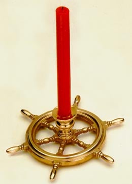 CANDLESTICK,STEERNG.WHEEL BRASS