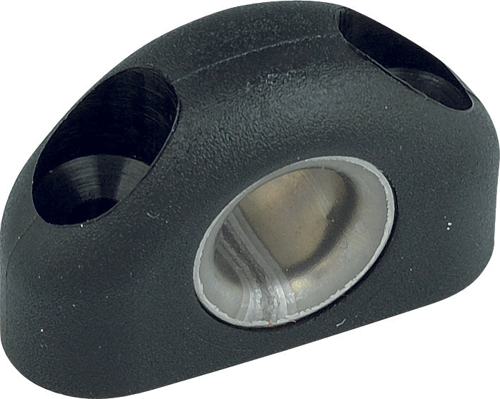 Fairlead,Stainless 6.5mm. I.D. Black