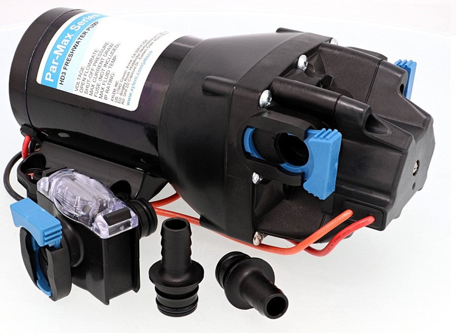 ITT Jabsco ParMax HD3 Heavy Duty Water System Pump 12V 3GPM 40PSI