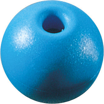 Parrel Bead,1-1/4" Blue. 1/4"Hole