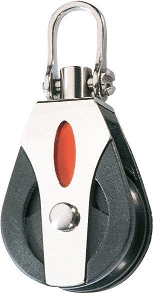 Block,Singl,Ball Brg.8mm. Series 30 Swivel Shkl