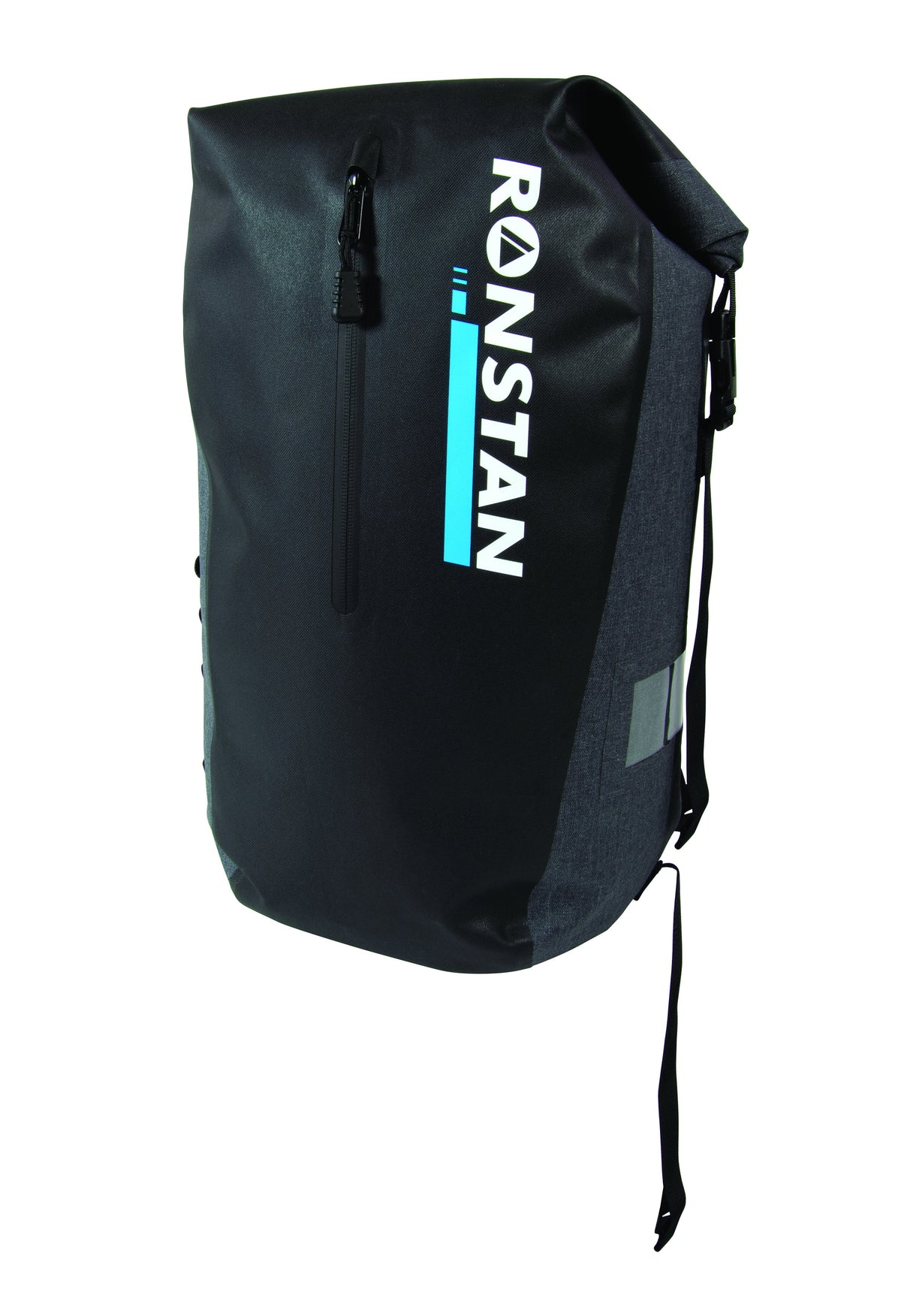 Backpack,Dry 30 Litre. Black + Blue Stripe