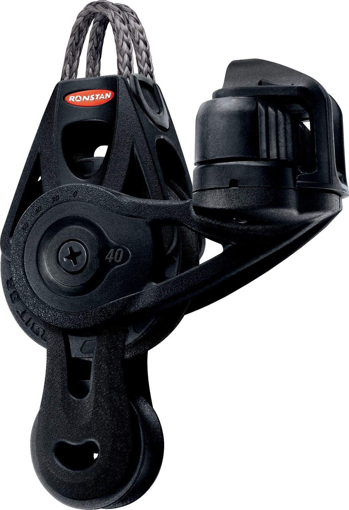 Block,Fiddle & Cleat 40mm. Series 40 Bb Orbit Block