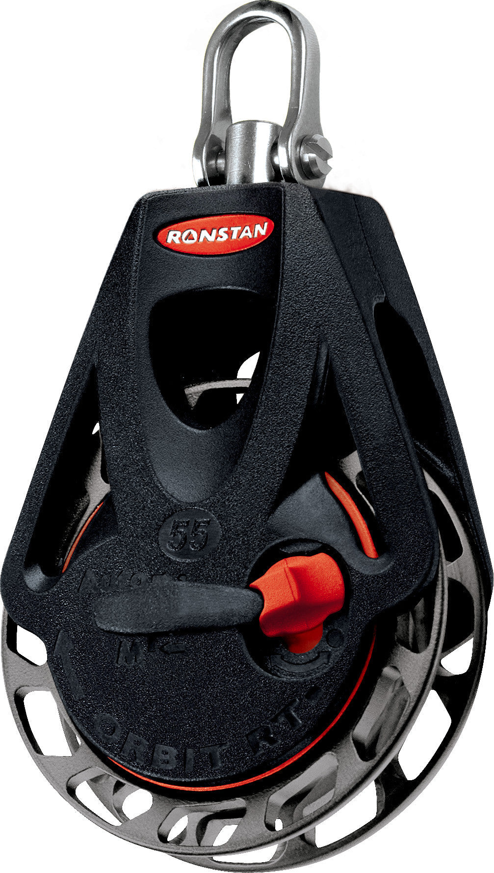 Block,Single,Swivel,55mm. Ratchet, Series 55 Orbit