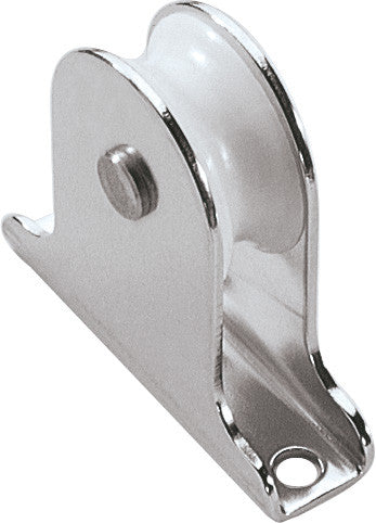 Lead Block,Upright 8mm. Single Sheave:1-1/8"X3/8