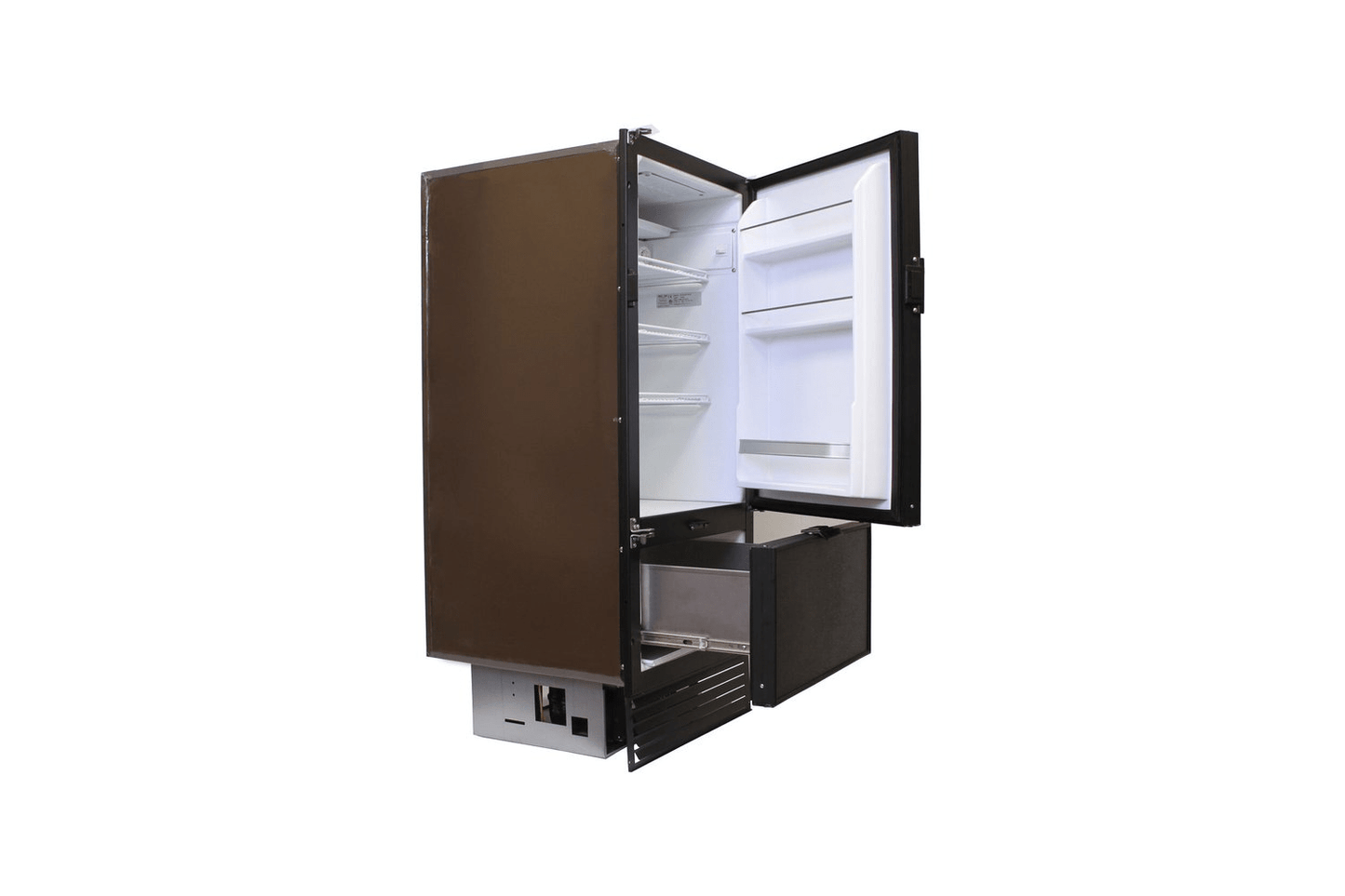 Novakool 6.8 cu. ft. (193 liters) Refrigerator & Drawer Freezer - DC Only (RFU6400D - DC) - Steveston Marine and Hardware