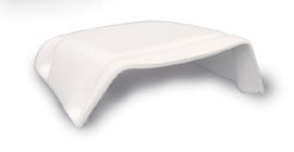 Beckson Cowel Vent Soft 4 White