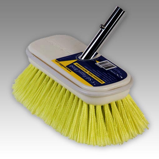 Swobbit Brush 7.5" Poly Block Flag Yel - Steveston Marine and Hardware