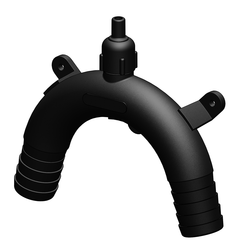 Tru Design Vented Loop 25mm Black - 90320