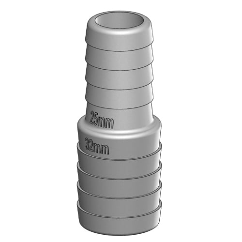 Tru Design Hose Reducer 32mm - 25mm - 90406 - Steveston Marine and Hardware