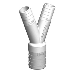 Tru Design Y Piece 25mm - 38mm - 90457 - Steveston Marine and Hardware