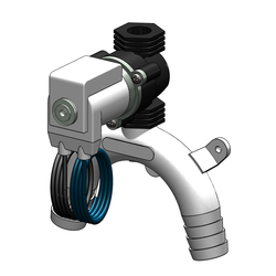 Tru Design Vented Loop With Solenoid 19mm White 12v - 90462