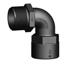 Tru Design Nylon 90 Degree Threaded Connector - 1 - 1/2 - 90831 - Steveston Marine and Hardware