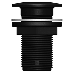 Tru Design Thruhull Domed Black - 1 - 91227 - Steveston Marine and Hardware