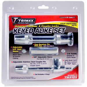 Trimax Universal Rec/Coup.Lock Set - Steveston Marine and Hardware