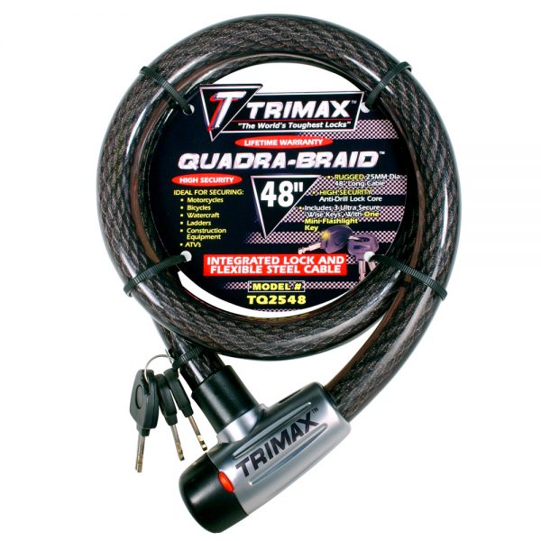 Trimax 48 Keyed Cable Lock - Steveston Marine and Hardware