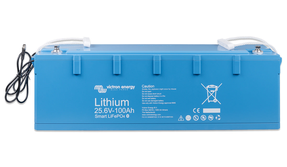 Victron LifePO4 Battery 25.6V/100Ah Smart - BAT524110610