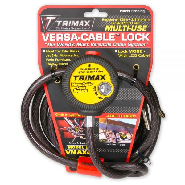 Trimax 6 Feet Versa Cable Lock System - Steveston Marine and Hardware