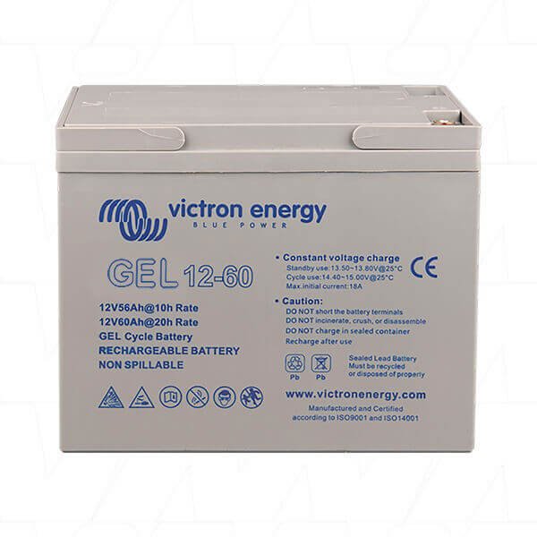 Victron 12V/60Ah Gel Deep Cycle Battery - BAT412550104