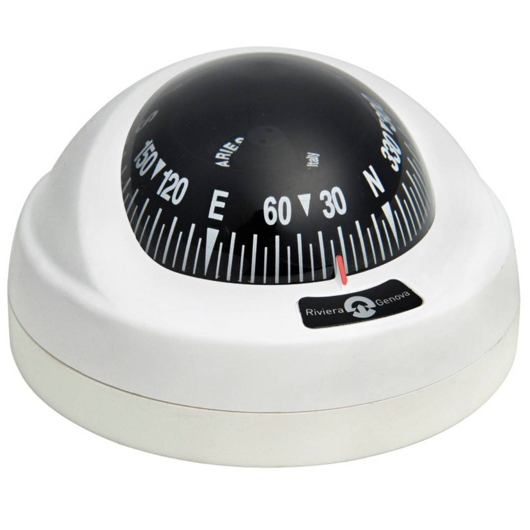 Riviera Aries Surface Compass White