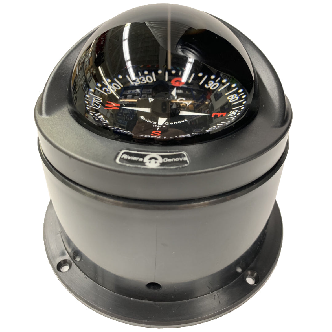 Riviera Artica Binnacle Mount Compass Black