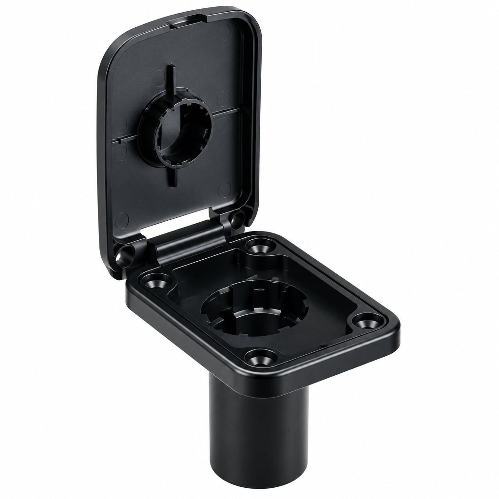 Attwood Flush Mount W Black Cover - Steveston Marine and Hardware