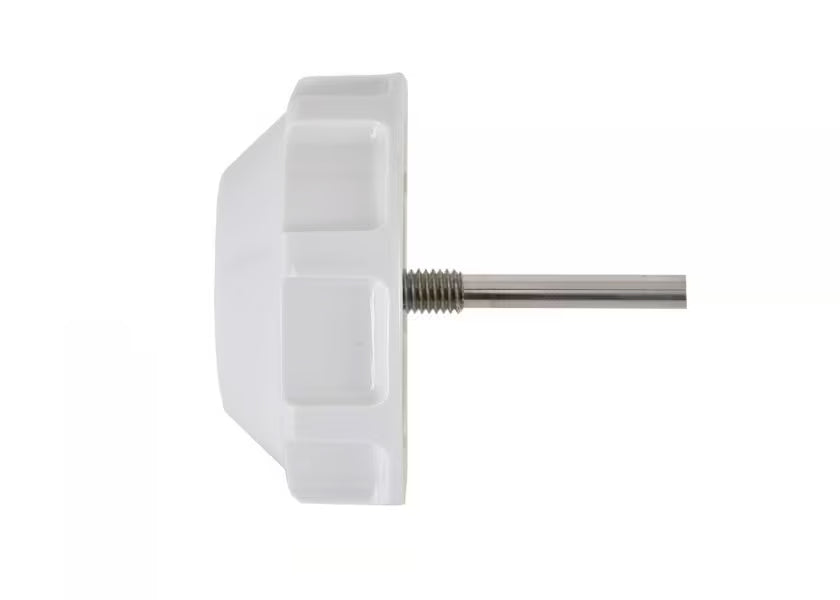 Whitlock Brake Knob W/Stud/Bavaria/White
