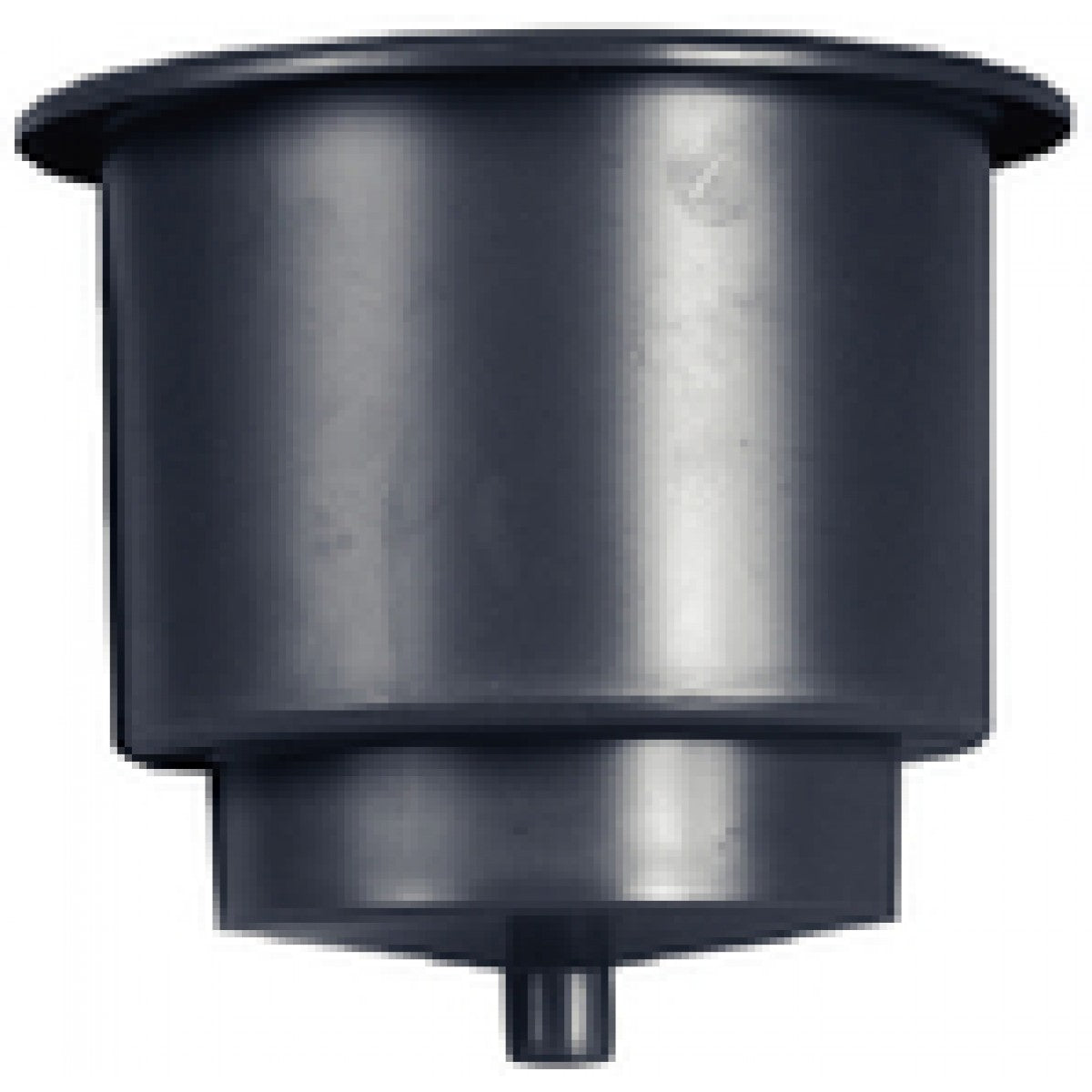 Beckson Holder Glass W/Drn 4"X3" Black