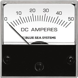 Blue Sea Systems DC Micro Ammeter - 0 to 50A with Shunt - 8041 - Steveston Marine and Hardware
