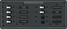 Blue Sea Systems AC 8 Position - 8411 - Steveston Marine and Hardware