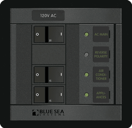 Blue Sea Systems 120 Volt AC Main + 2 Positions - 1214 - Steveston Marine and Hardware