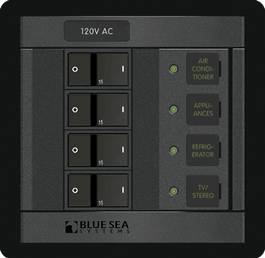 Blue Sea Systems 120 Volt AC 4 Position - 1210 - Steveston Marine and Hardware