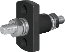 Blue Sea Systems Terminal Feed Through Connector - 5/16" - 18 Studs (Black) - 2201 - Steveston Marine and Hardware