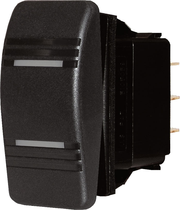 Blue Sea Systems Contura Switch DPDT Black - ON - OFF - ON - 8286 - Steveston Marine and Hardware