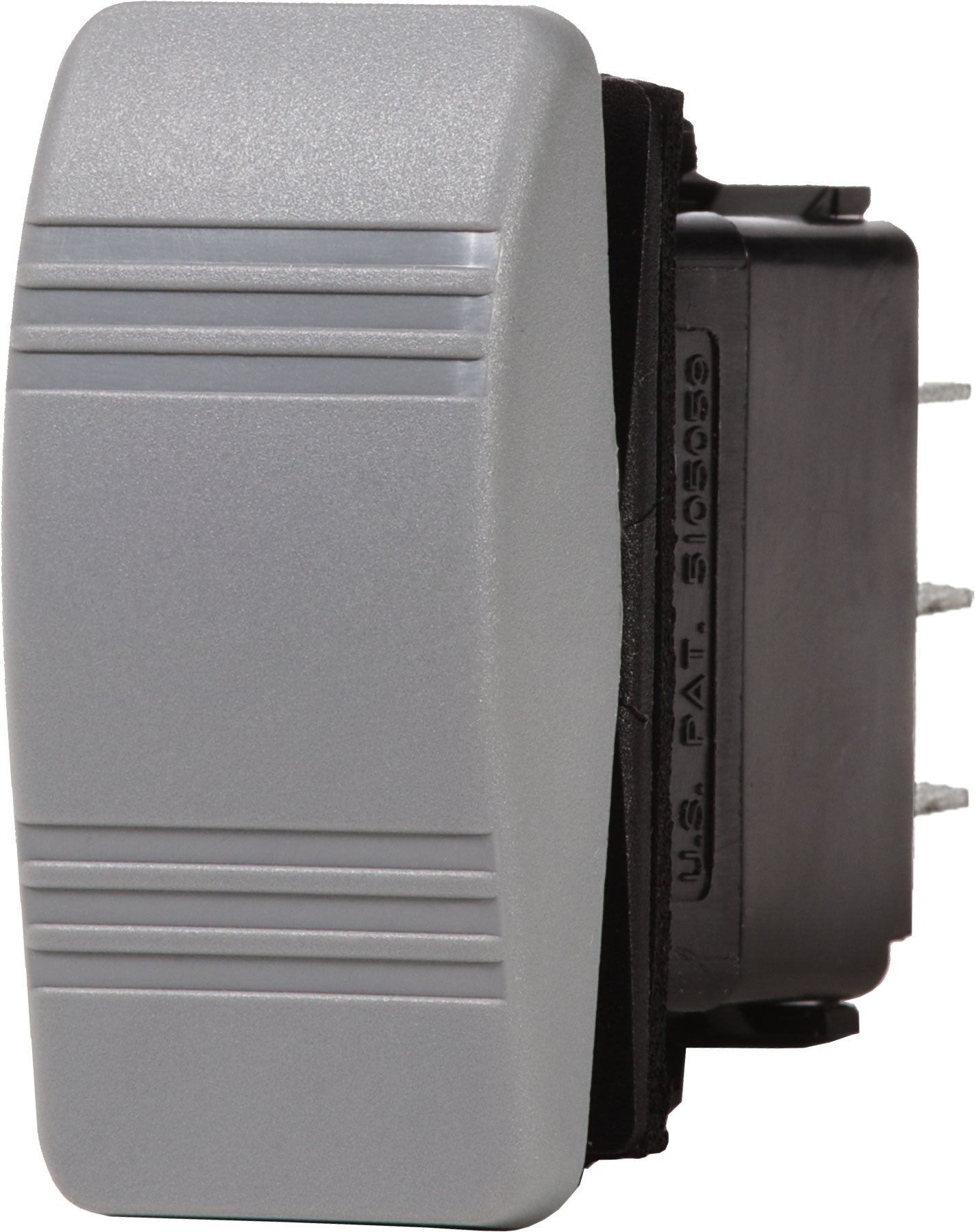 Blue Sea Systems Contura Switch DPST Gray - OFF - (ON) - 8219 - Steveston Marine and Hardware