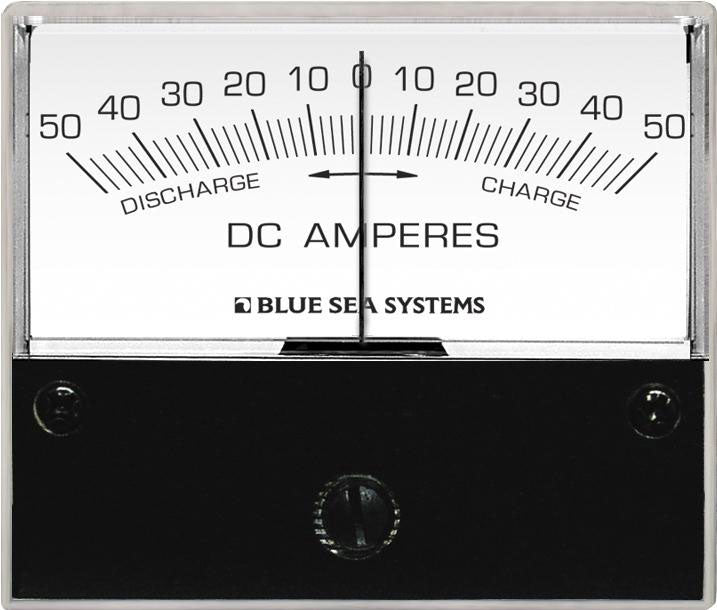 Blue Sea Systems DC Ammeter - 50 - 0 - 50A with Shunt - 8252 - Steveston Marine and Hardware